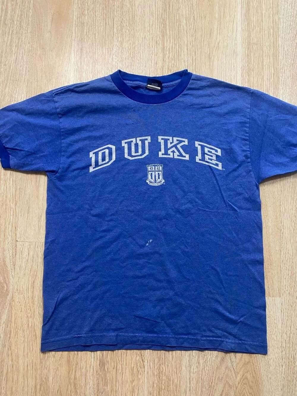 Vintage Duke Blue Devils College T-Shirt Champs Sports Size S